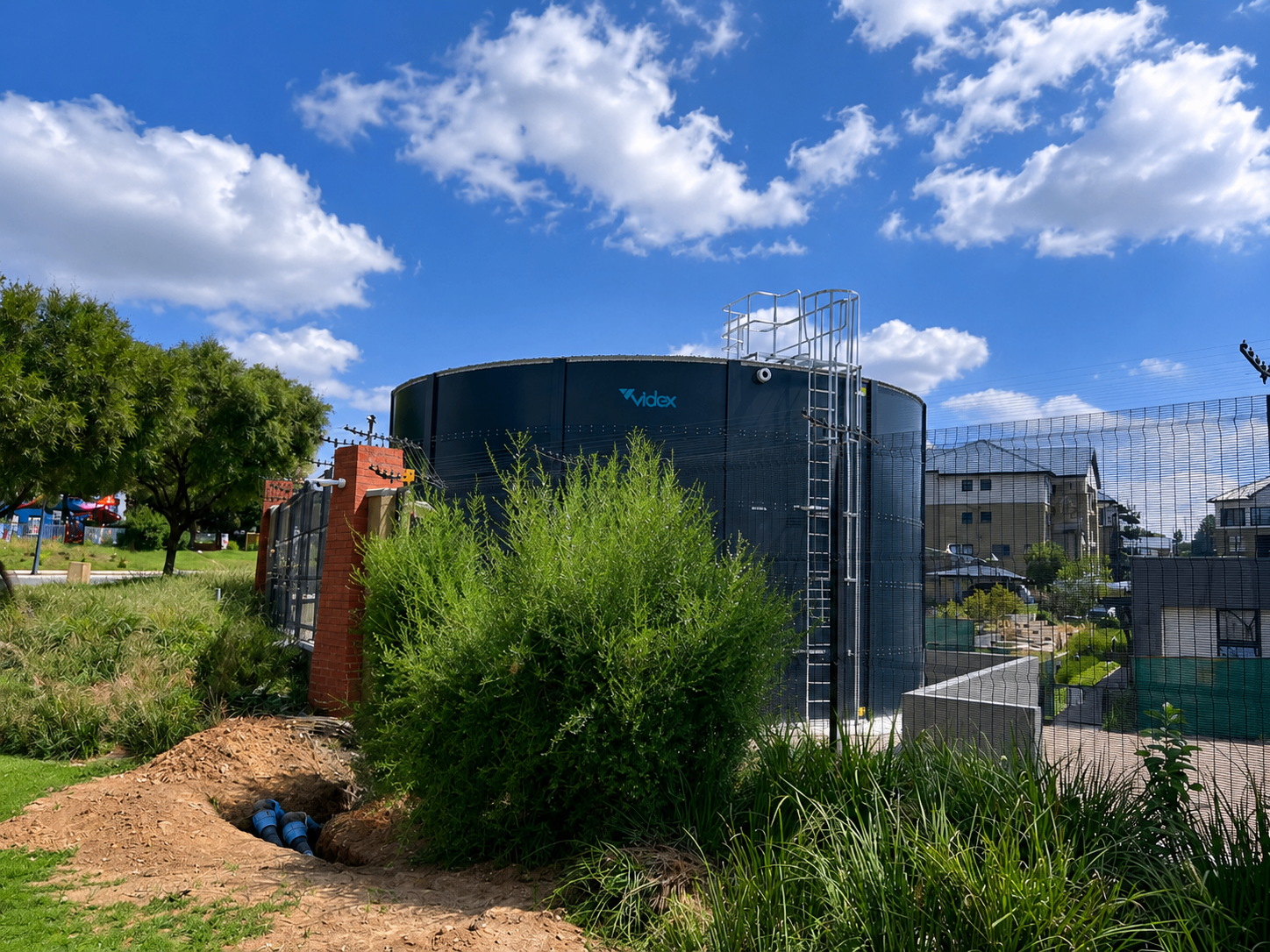 Kikuyu Lifestyle Centre water storage tank — hero shot